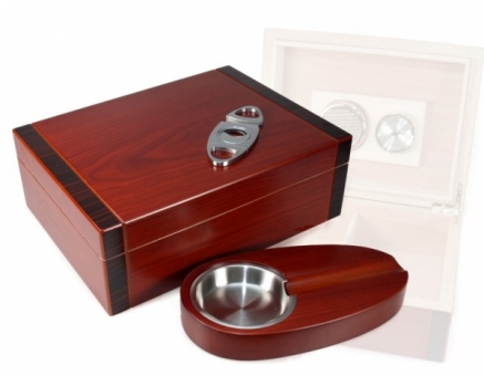 Cherry-bicolor Humidor-Set V-250 