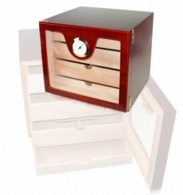 Sonderangebot Makassar-Finish Humidorschrank V-1000 