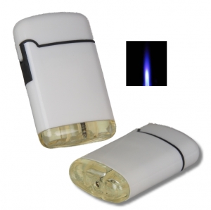 Jetflamme-Feuerzeug - Sturmfeuerzeug white 