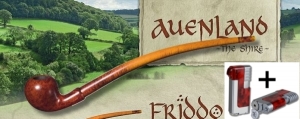 Vauen Lesepfeife Auenland Friddo + Winjet Pfeifenfeuerzeug 