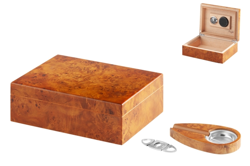 Artikelbild 1 des Artikels “Madrona-Finish Humidor-Set Cigarrito V-210 “