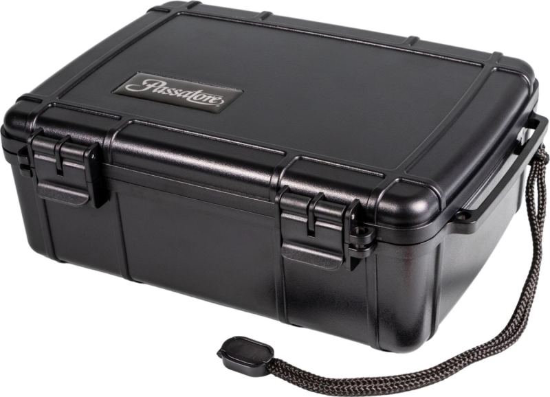 Artikelbild 1 des Artikels “Passatore Reisehumidor Acryl schwarz für 15 Cigarren “