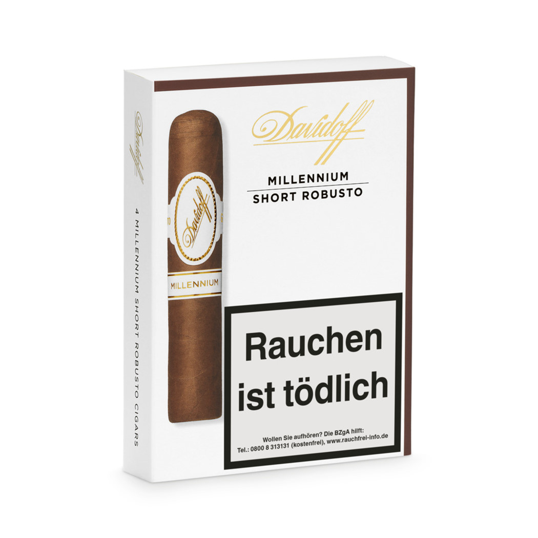 Artikelbild 3 des Artikels “Zigarre Davidoff Millennium Short Robusto “