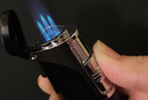 Humidor Import | SKY Zigarrenfeuerzeug 3fach Jetflamme Zigarrenbohrer ...