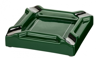 Caseti Paris Zigarrenascher Keramik 4 Ablagen grün 