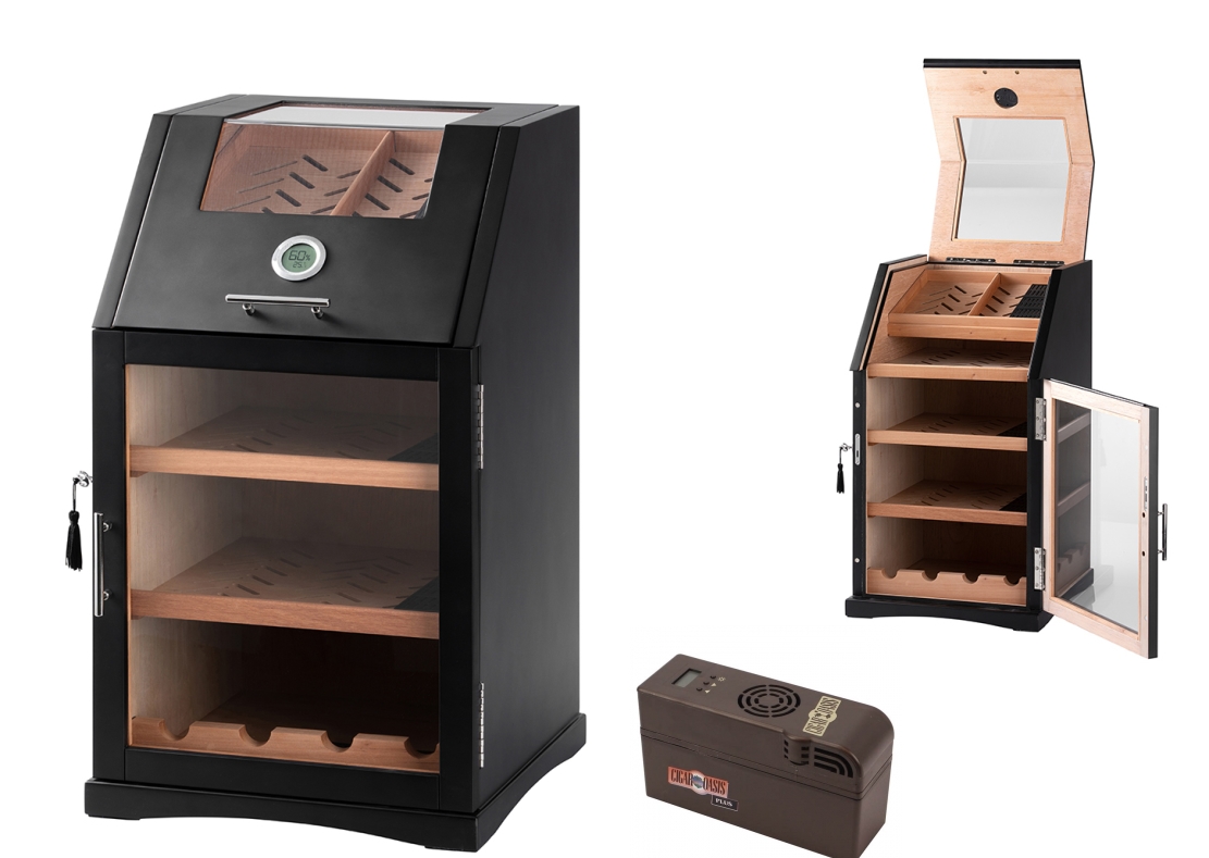 Humidor Import WLAN Wifi Cigar Oasis Plus 3.0 Necuma Humidorschrank