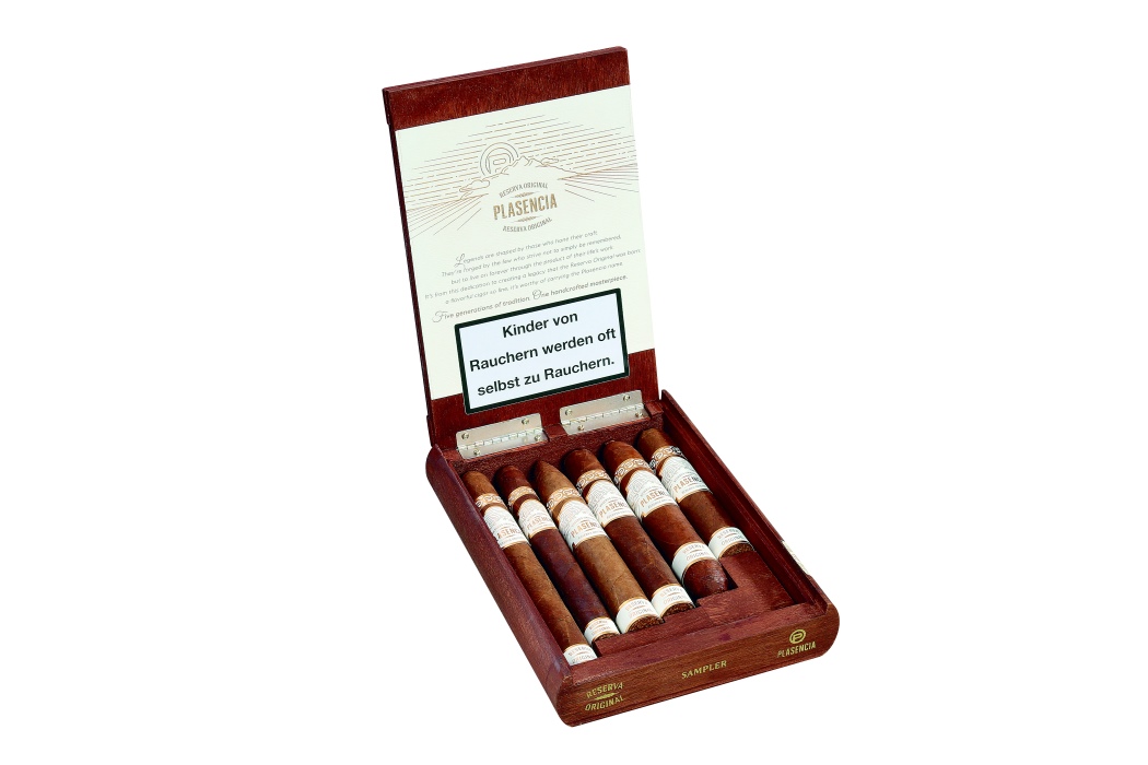 Humidor Import  Plasencia Reserva Original Cigarren Sampler Box
