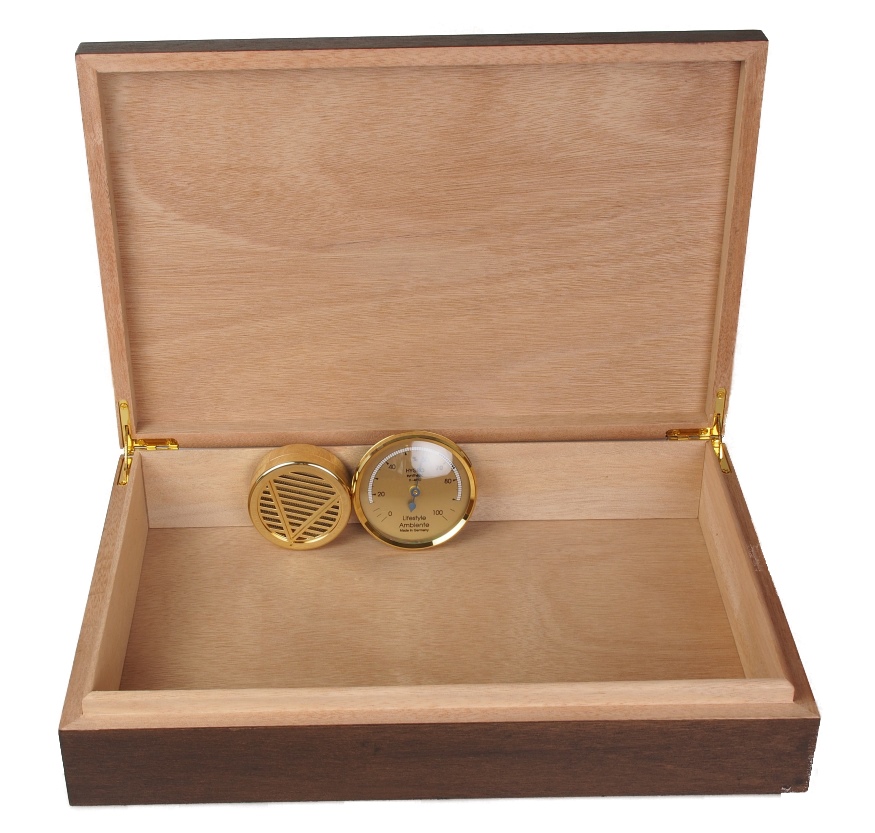 Humidor Import Antikeffekt Holz Humidor mit deutschem Profi